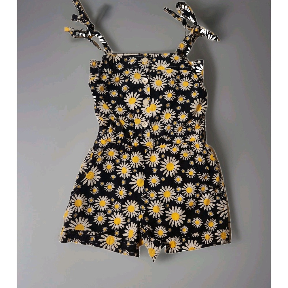 Carolina Zapf NEWYORK‎ Floral Daisy Print Girls' Summer Romper 4Y